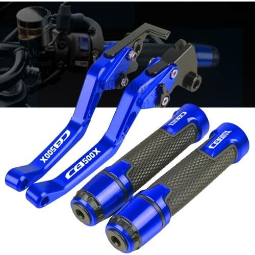 For Honda CB500X 2013-2018 2015 2016 2017 Motorcycle Accessories CNC Adjustable Brake Clutch Levers Handlebar Handle Hand Grips