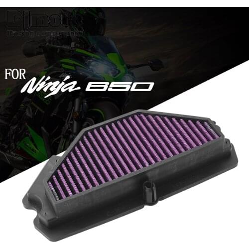 For Kawasaki ER-6N ER-6F ER6N ER6F 650 EX650 NINJA ABS 2013-2015 Motorcycle Air Filter Cleaner Replacement Bike Intake Cleaner