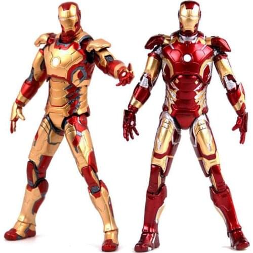 Marvel Avenger Alliance Classic Iron Man Movie Action Figure Joint Movable Legends Original Toys Doll Model Hand Model Ornament