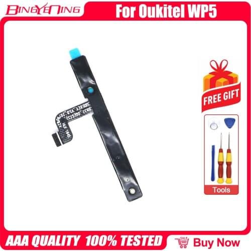 BingYeNing New Original Main For Oukitel WP5/WP5 Pro Power On/Off+ Volume FPC Key Up/Down Button Flex Cable FPC