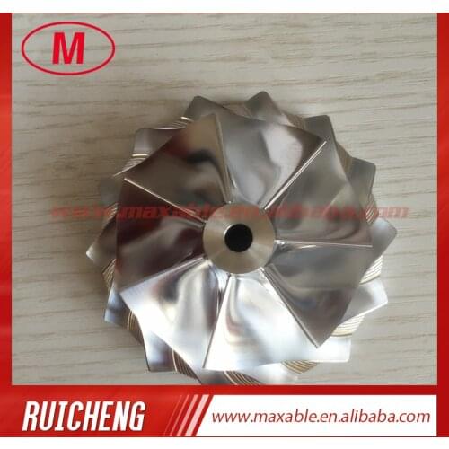 GT3076 7+7 blades 59.08/76.13mm turbo billet/milling/aluminum 2618 compressor wheel for racing