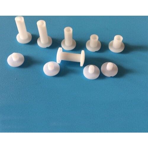 Stationery Nylon Snap Fastener Account Book Nail Plastic Screw 100pcs