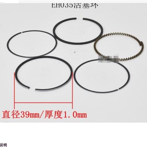 PISTON RING SET 39MM FOR EH035 EH035A EH035V 33.5CC OHV 1.8HP 4 STROKE MINI MOTOR TRIMMER PISTON RINGS PARTS