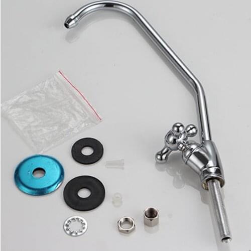 Water filter parts Stainless Steel Material Faucet sets Water purifier Tap Kitchen RO Faucet 1/4 Inch Connect Hose