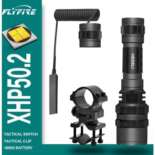 Hunting tactical led flashlight usb rechargeable led torch powerful flash light cree xm l2 waterproof 18650 battery hand lamp