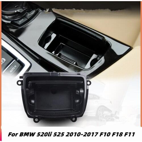For BMW F18 F10 520 523 525 528 530 535 2010-2017 Car Accessories Ashtray Assembly ABS Black Ar Ashtray Replacement Decoration