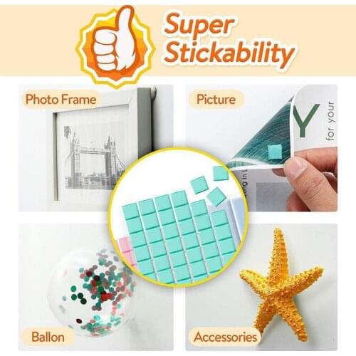 90/120 Pieces Removable Adhesive Putty Nail Clay Reusable Multipurpose Mounting Tacky Putty for Nail Tools Hanging Pictures Art