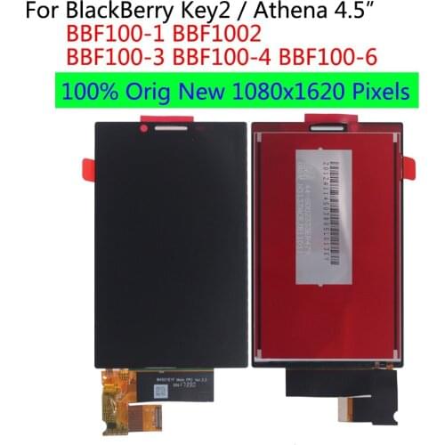 Shyueda 100% Orig New 4.5" For BlackBerry Key2 Key 2 Athena BBF100-1 BBF100-2 BBF100-3-4-6 LCD Display Touch Screen Digitizer