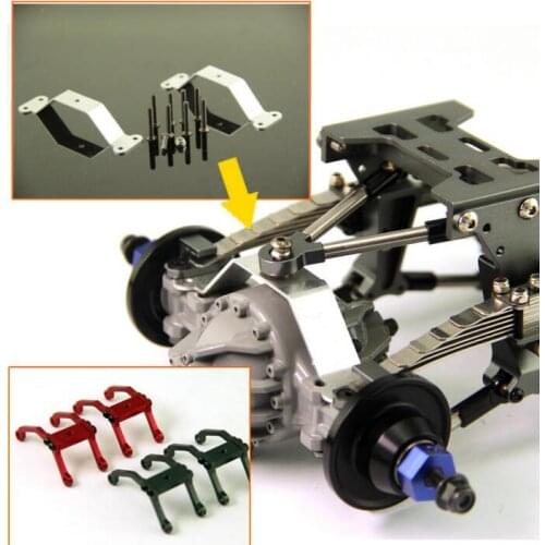 1/14 Scale Engineering tractor vehicle trailer Rear axle steel plate suspension For tamiya lesu MAN SCANIA R620 R470