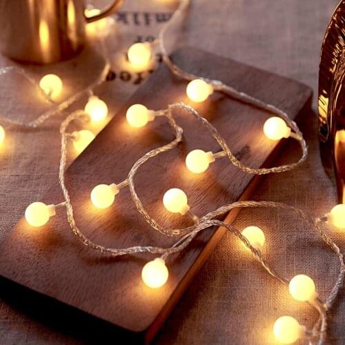 LED Mini Ball Garland Lights Fairy String Glow Lamp Christmas Holiday Wedding New Year Party Lights Decoration USB/Battery Power