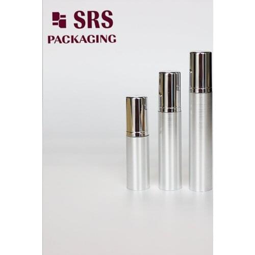 Customied color Wholesale 5ml 10ml 15ml Airless Mini Clear Plastic Spray Pump Airless Bottle