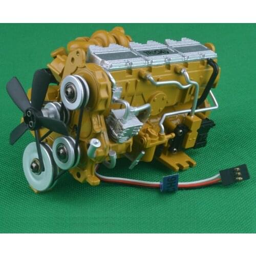 HG P602 HG-P602 Cougar 1/12 RC Car spare parts Simulated metal Engine Model Kits 6ASS-P01