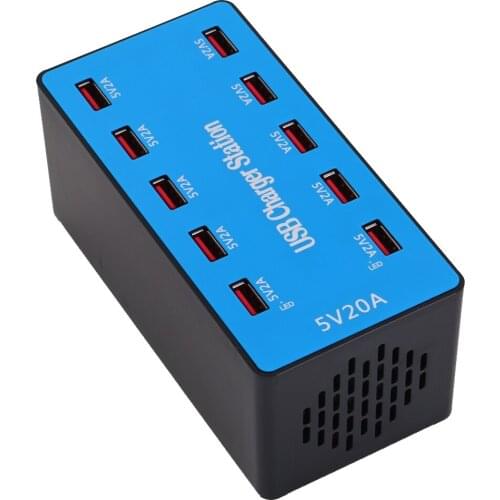 USB charger station 5V20A USB charger Quick Charger Adapter 11 pro Xs Max Plus PD Fast Charging Power Type-C Plug