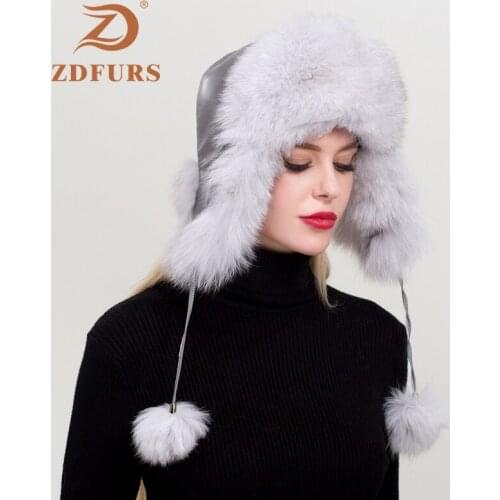 ZDFURS Women's Hats With Earflaps