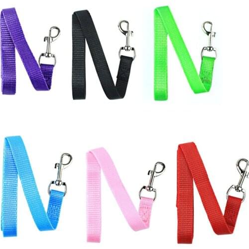 Nylon Pet Dog Leash Harness Dog Collar Walking Training Leash Cats Dog Harness Collar Leash Strap Belt 7 Colors 120cm*1.5cm