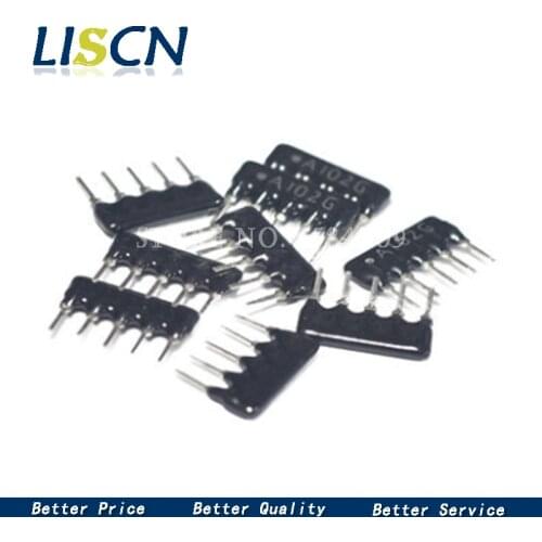 20pcs DIP exclusion Network Resistor array 5pin 220 330 470 510 560 1K 1.5K 2K 2.2K 3.3K 4.7K 5.1K 10K 20K 22K 47K 51K 100K ohm
