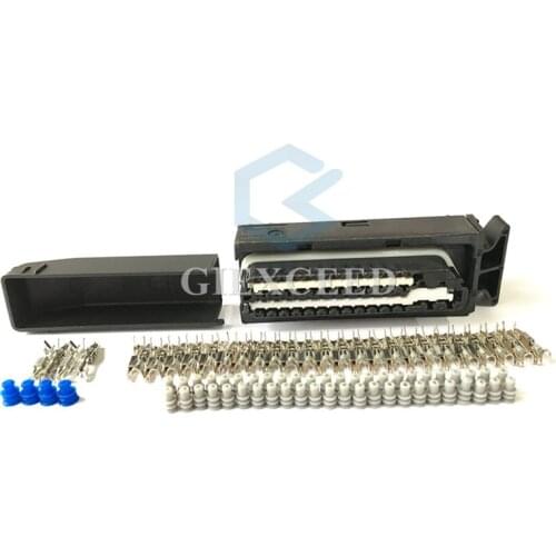 52 Pin 1J0906380B Auto Computer Welding plate ECU Socket Control System Connector For VW Tiguan Audi 09G09D