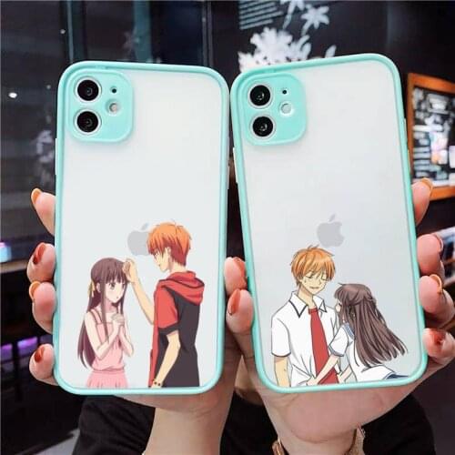 Fruits Basket Japan anime Phone Cases matte transparent For iphone 7 8 11 12 plus mini x xs xr pro max cover