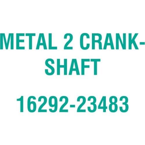 For Kubota 16292-23483 METAL 2 CRANKSHAFT