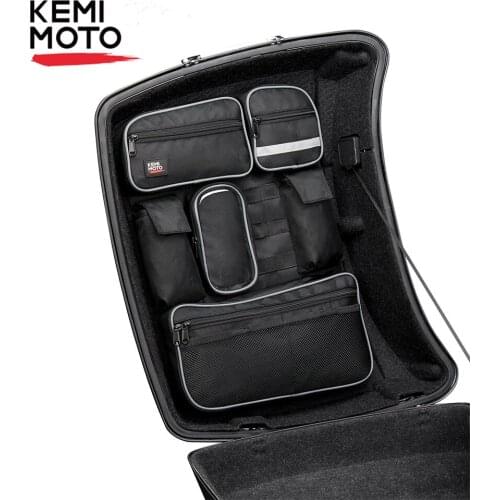 For Road King For Street Glide For Electra Glide Touring Motorcycle Bag Storage Bag Tour Pack Back Seat Bags Models 2014-2020