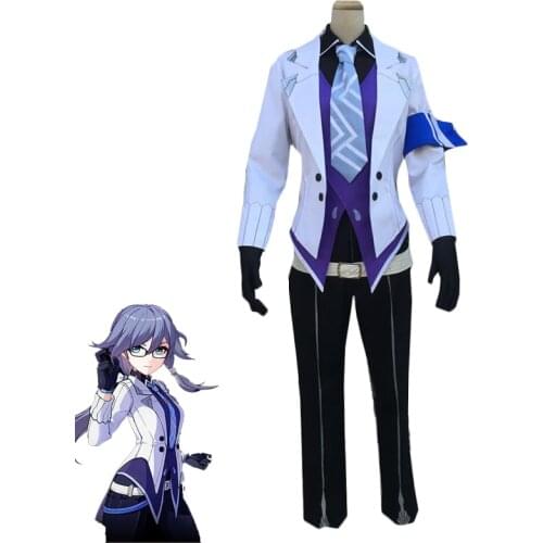 Game! Honkai Impact 3 Fu Hua Cosplay Costume Night Squire Battlesuit Halloween Carnival Gothic Uniforms Custom Made