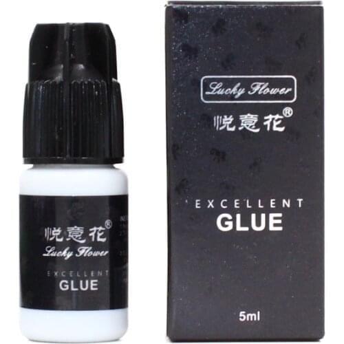 5 Bottle 5 ml No Odor No Irritation Eyelash Glue Eyelashes Extension Planting Adhesive Imported Raw Materials