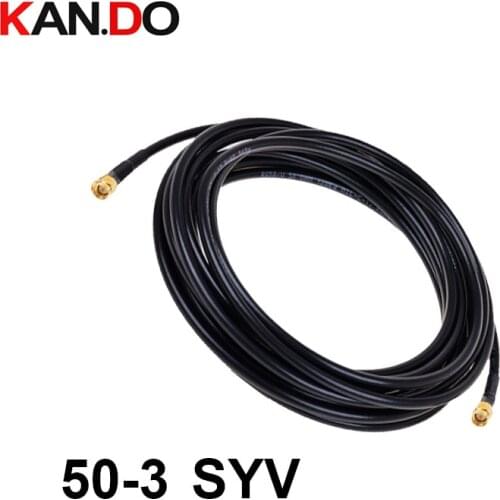 5-50M lower loss copper 50-3 copper Coaxial Cable 3G 4G 5G 50Ohm CATV transmission FEEDER 5G cable 2 SMA included