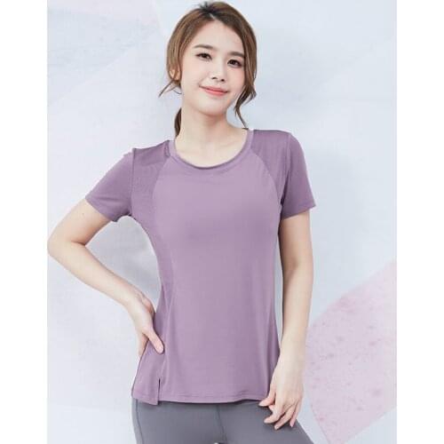 Yoga Crop Top Yoga Clothes Womens Summer Clothes Short Sleeve Sports T-shirt Running Clothes Top Top Deportivo Mujer Camisetas