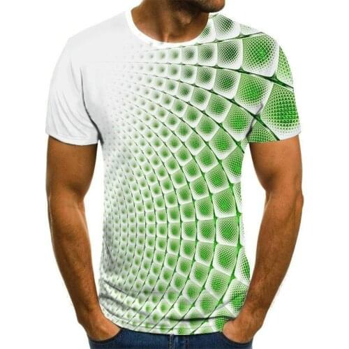 Multicolor 3D graphic printing Summer new T-shirts men and womens custom street casual clothing shirts T-shirts