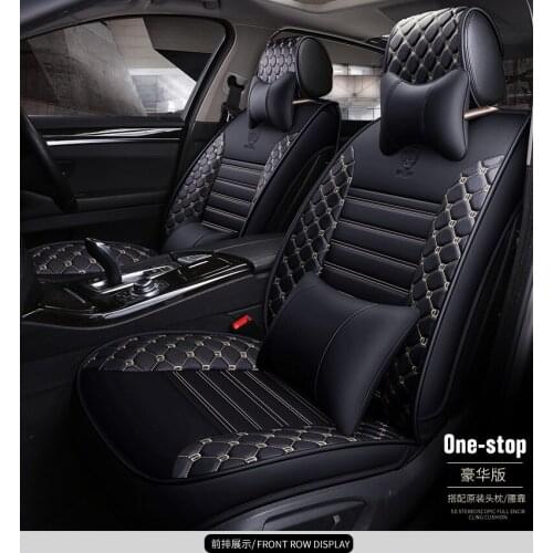 TO YOUR TASTE auto accessories leather CAR SEAT COVER for Nissan QASHQAI SYLPHY MARCH GENISS Blue Bird Pathfinder easy cleaning