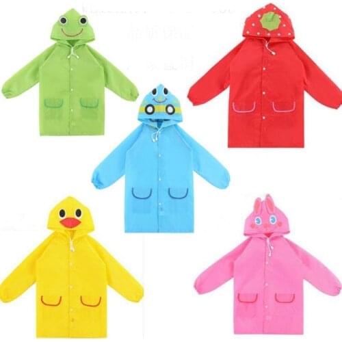 New Funny Rain Coat Kids children Raincoat Kids Rainwear Waterproof poncho Animal Raincoat cartoon raincoats SN1151