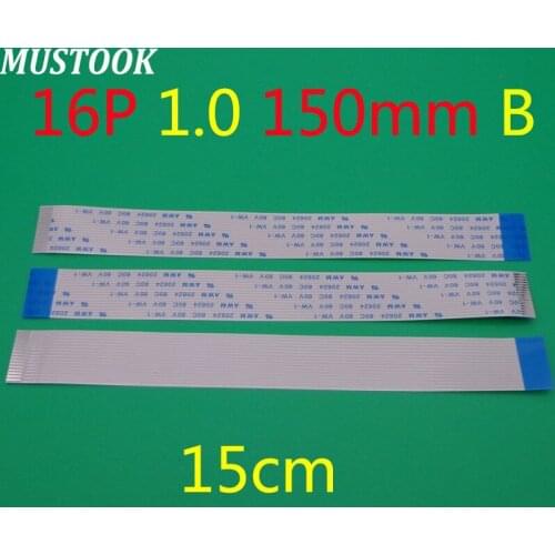 5pcs 16 pin FFC FPC flat flexible cable 1.0mm pitch 16pin B Reverse / Anisotropy Length 150mm Width 17mm Ribbon Flex Cable