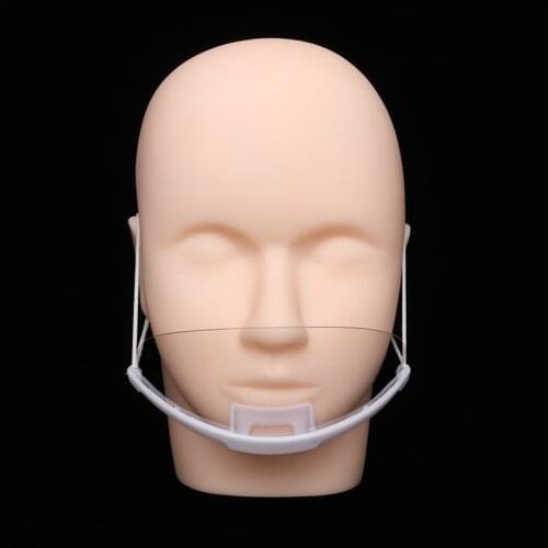 Transparent Health Mask Plastic Hygienic Anti Fog Shield Mouth Cover Masks Grafting Eyelashes Tools For Eyelashes Extension