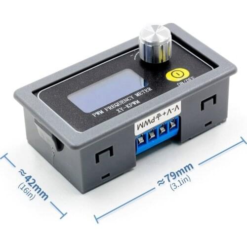 PWM Signal Generator 1-Channel 1Hz-150KHz Pulse Frequency Duty Cycle Adjustable Module LCD Display
