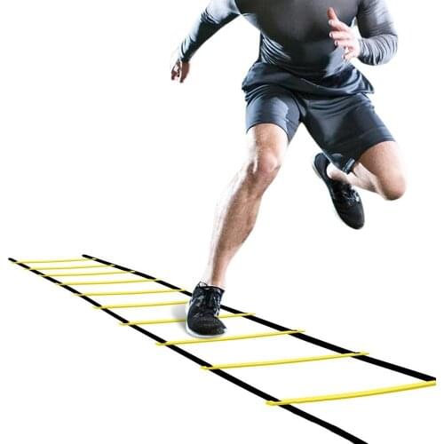 Outdoor Indoor Adjustable Agility Training Ladder for Fitness MMA Agile Pace Boxing Soccer Football Training Ladder Speed Ladder