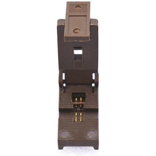 ANDK 2512 Capacitor test socket Clamshell burn in socket SMD2 adapter with 2 DUT socket free shipping