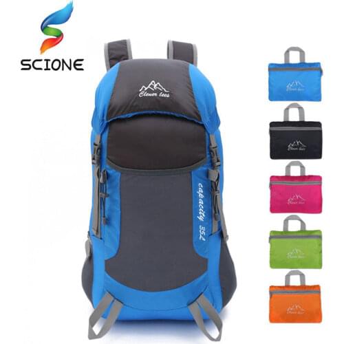 Ultra Light Folding Travel Climbing Backpack Outdoor Rucksack Mountaineering Waterproof Portable Sports Student SchoolBag X272Y