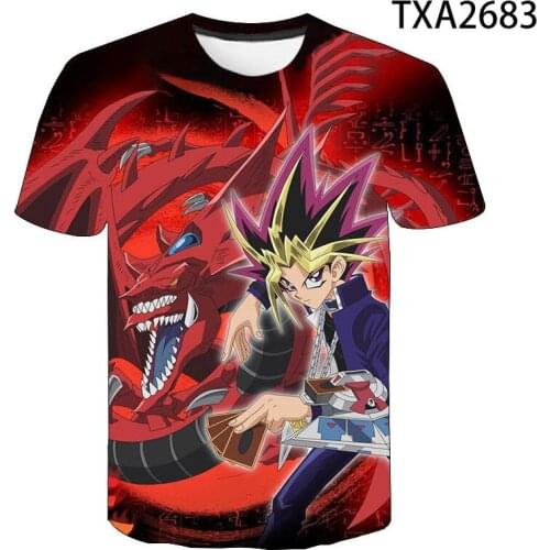 2020 Games Yu Gi Oh 3D T Shirts Printed Men Women Children T-shirt Fashion Tops Casual Short Sleeve Cool Tee Boy Girl Kids