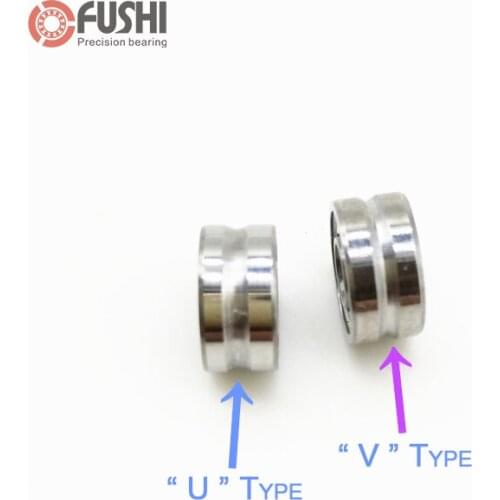 693zz " U " Groove Type Bearing 3*8*4 mm ( 2 Pcs ) ABEC-3 Miniature Fishing Rod Reel Pulley Ball Bearings 693 U