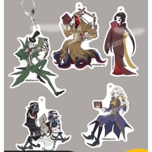 Anime Identity V Emma Woods Martha Behamfil Helena Adams Bags Pendant Keychain Keyring Decor Cartoon Accessories Cosplay Gifts