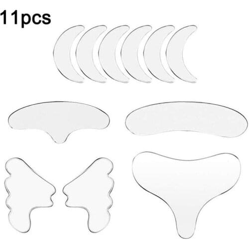 Anti Wrinkle Pads Silicone Wrinkle Removal Sticker Face Forehead Neck Eye Sticker Pad Anti Wrinkle Aging Skin Lifting Care Patch