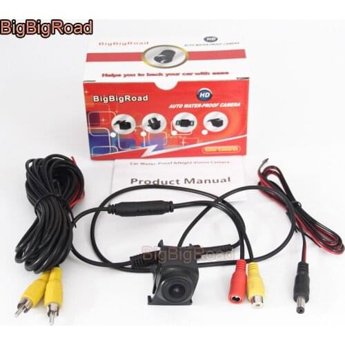 BigBigRoad Car Front Grille View Camera Waterpoof For BMW 3 Series E90 E91 E92 E93 F30 F31 F34 2012-2016 Not Fit E46 G20