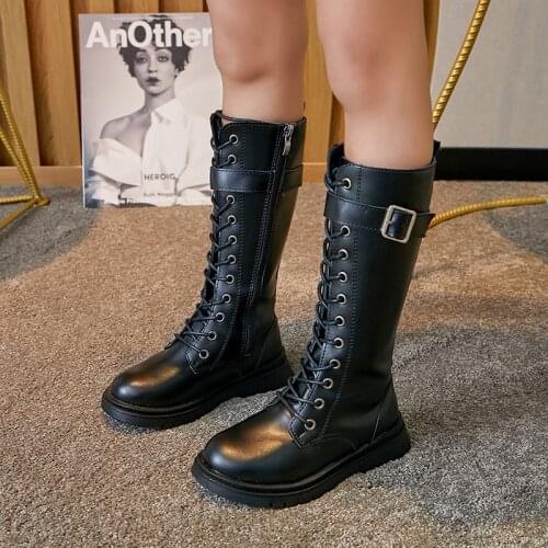 Children Long Boots Girls Knee Fashion Children Socks Snow Boots 2021 Autumn Winter Princess Girls Sport Shoes Child Sneakers