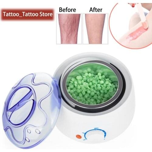 Electric Hair Removal Wax Machine Heater Hair Removel Waxing Kit cera depilatori Epilator Wood Stickers Sets Wax-melt heater