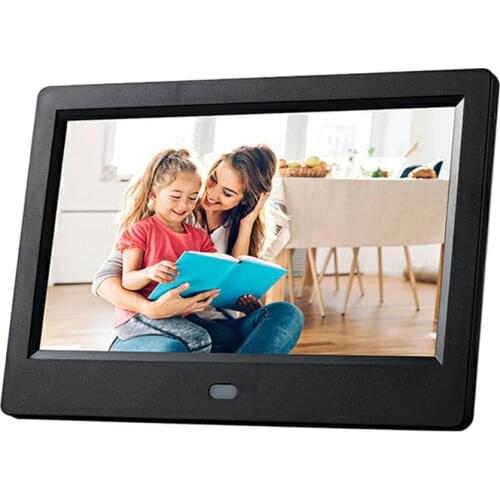 7 inch Digital Photo Frame Multi-function Player Automatic Reflection Convenient Alarm Clock Clear Picture Frame