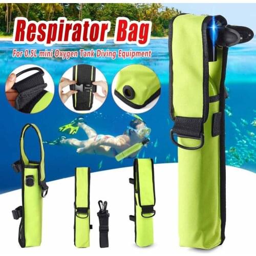 80%HOTSwimming Diving Oxygen Cylinder Air Tank Bag Holder Respirator Storage Pouch
