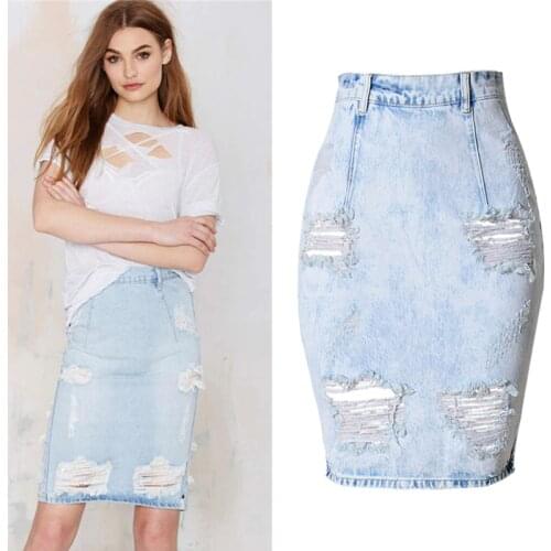 LSEJAI Midi Pencil Skirts