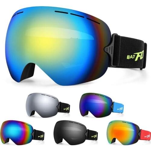 Ski Goggles Men Women Winter Anti-Fog Snow Ski Glasses With Free Mask Double Layers UV400 Snowboard Goggles