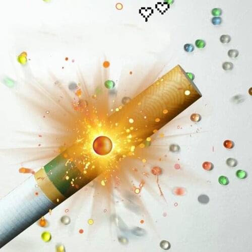 30PCS Cigarette Pops Beads Mint Flavor Fruit Flavour Ball Cigarette Holder Smoking Accessories Men Gift Cigarette Holder Filter