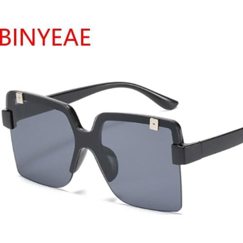 Oversized Retro Sunglasses Women Brand Designer Fashion Sun Glasses Shades Ladies one-lens vintage glasses unisex Oculos
